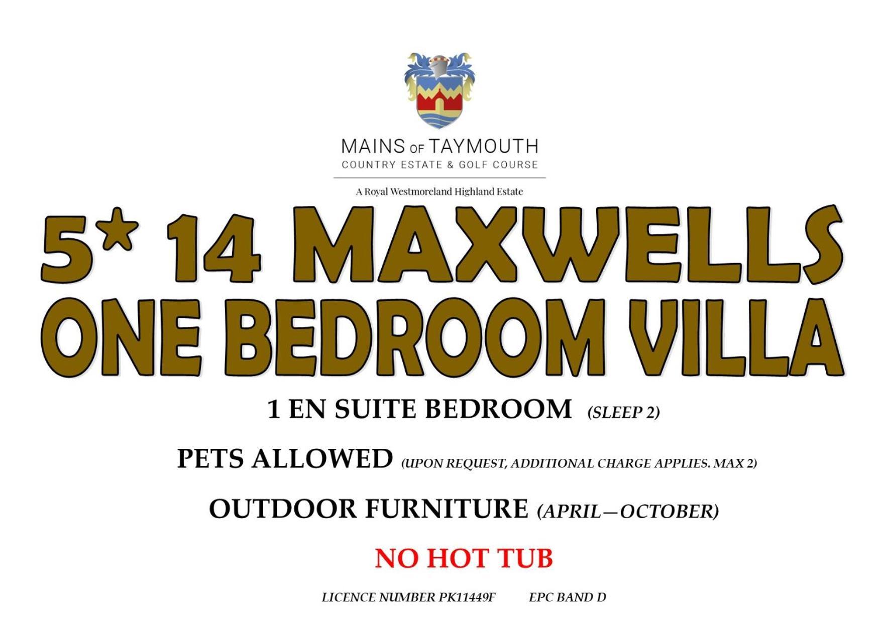קנמור Mains Of Taymouth Country Estate 5* Maxwell Villas מראה חיצוני תמונה